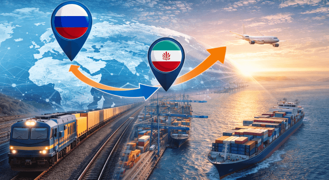 اهمیت کریدور حمل‌ونقل بین‌المللی شمال–جنوب | MZI Logistics
